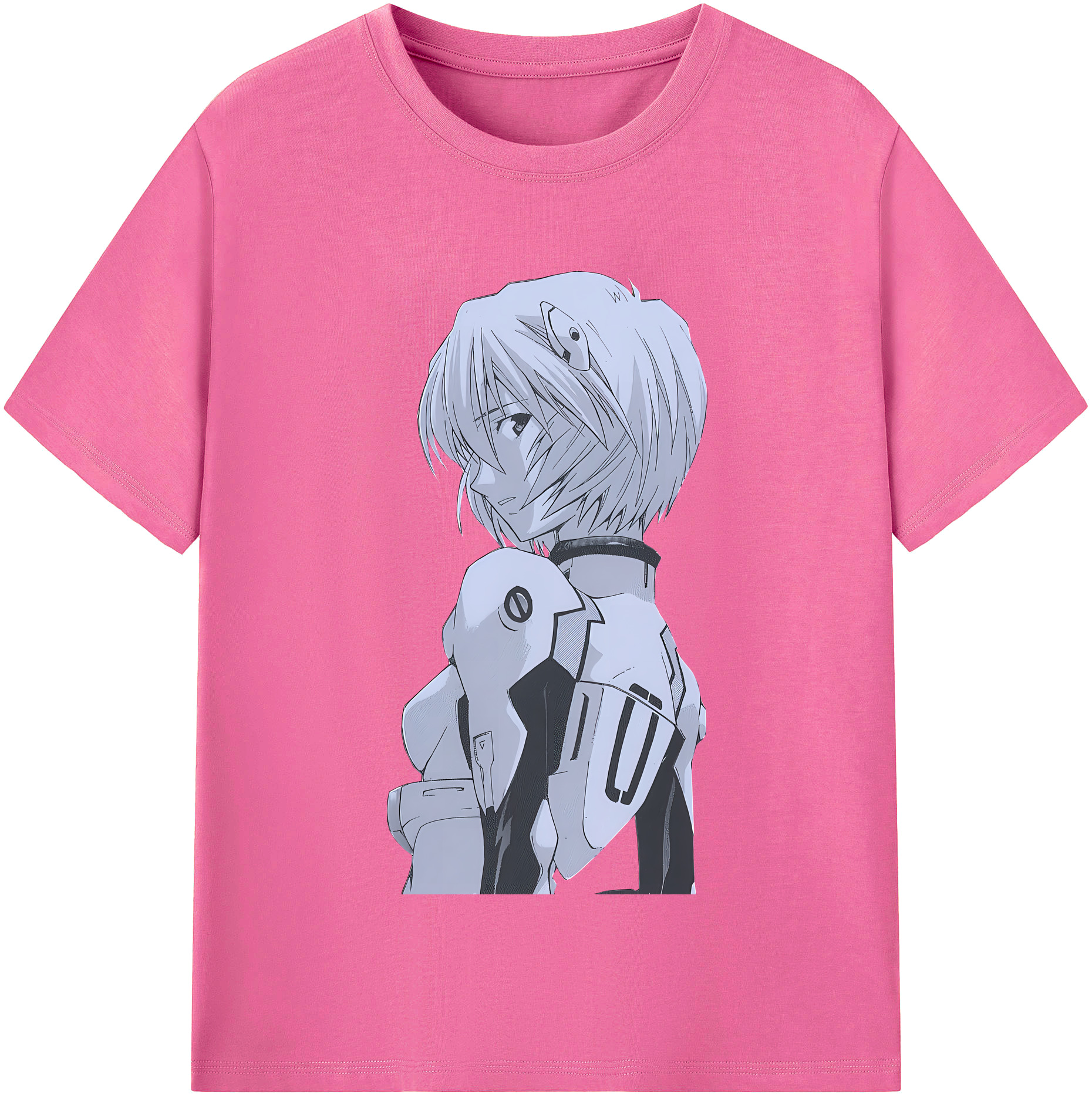 （画像用） EVA 新世紀エヴァンゲリオン レディースカジュアルプリントTシャツ（綿100％）